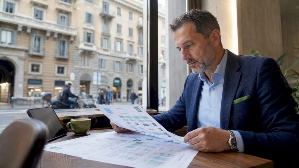 Responsabile IT che valuta le migliori soluzioni cloud per l’azienda